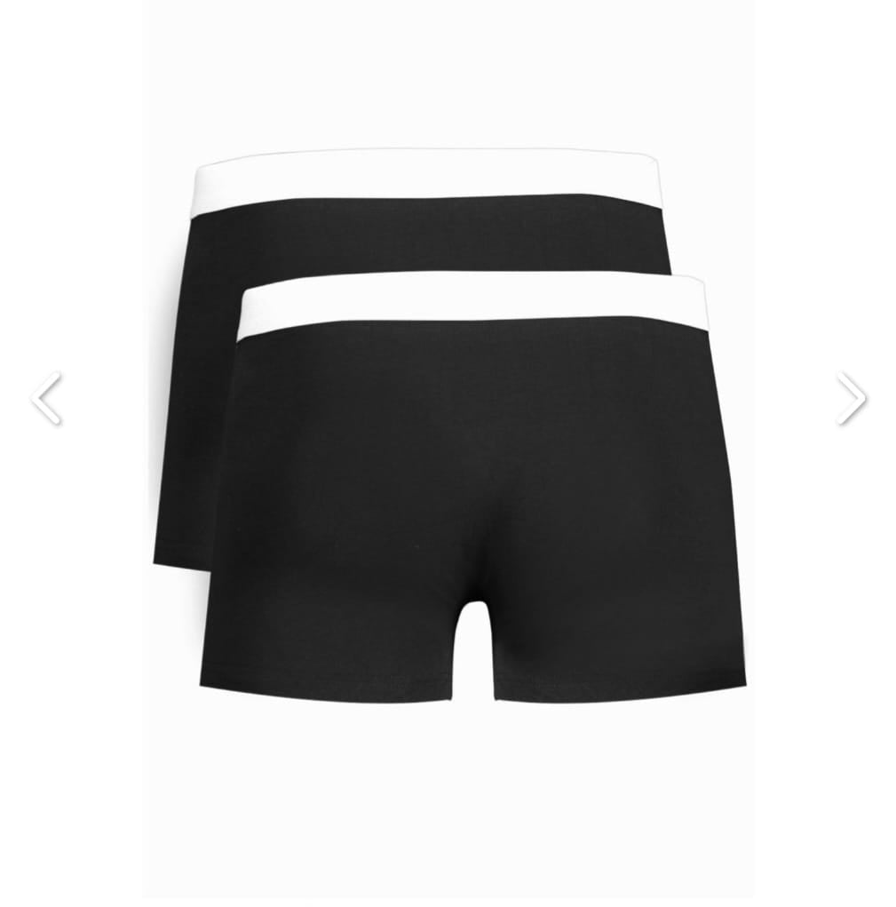 TRUSSARDI                                        Underwear Man Set 2 Boxer Slip Uomo Cotone Nero/Bianco