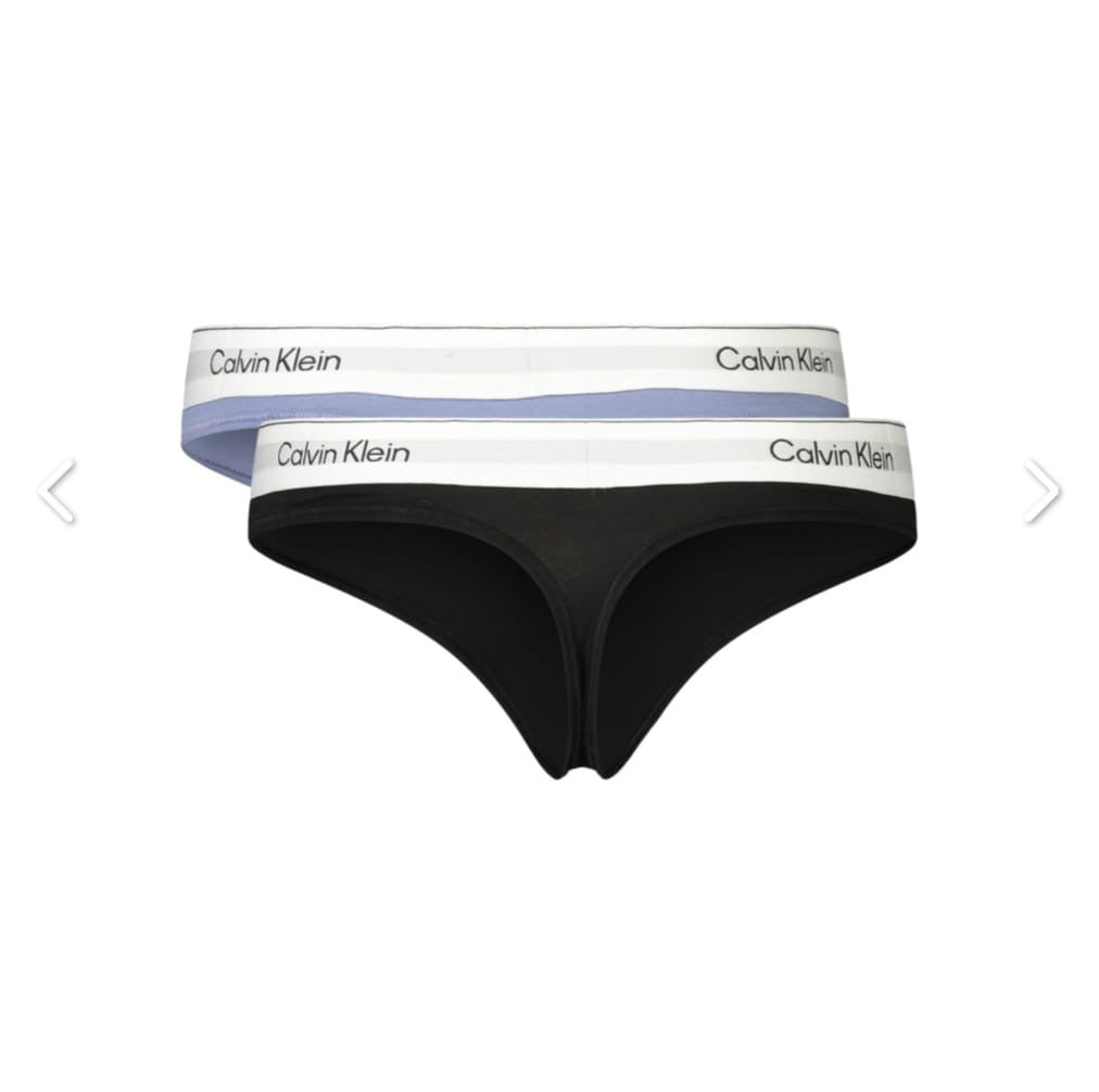 CALVIN KLEIN                                    Set 2 Perizoma Donna Cotone Elasticizzato Slip CK