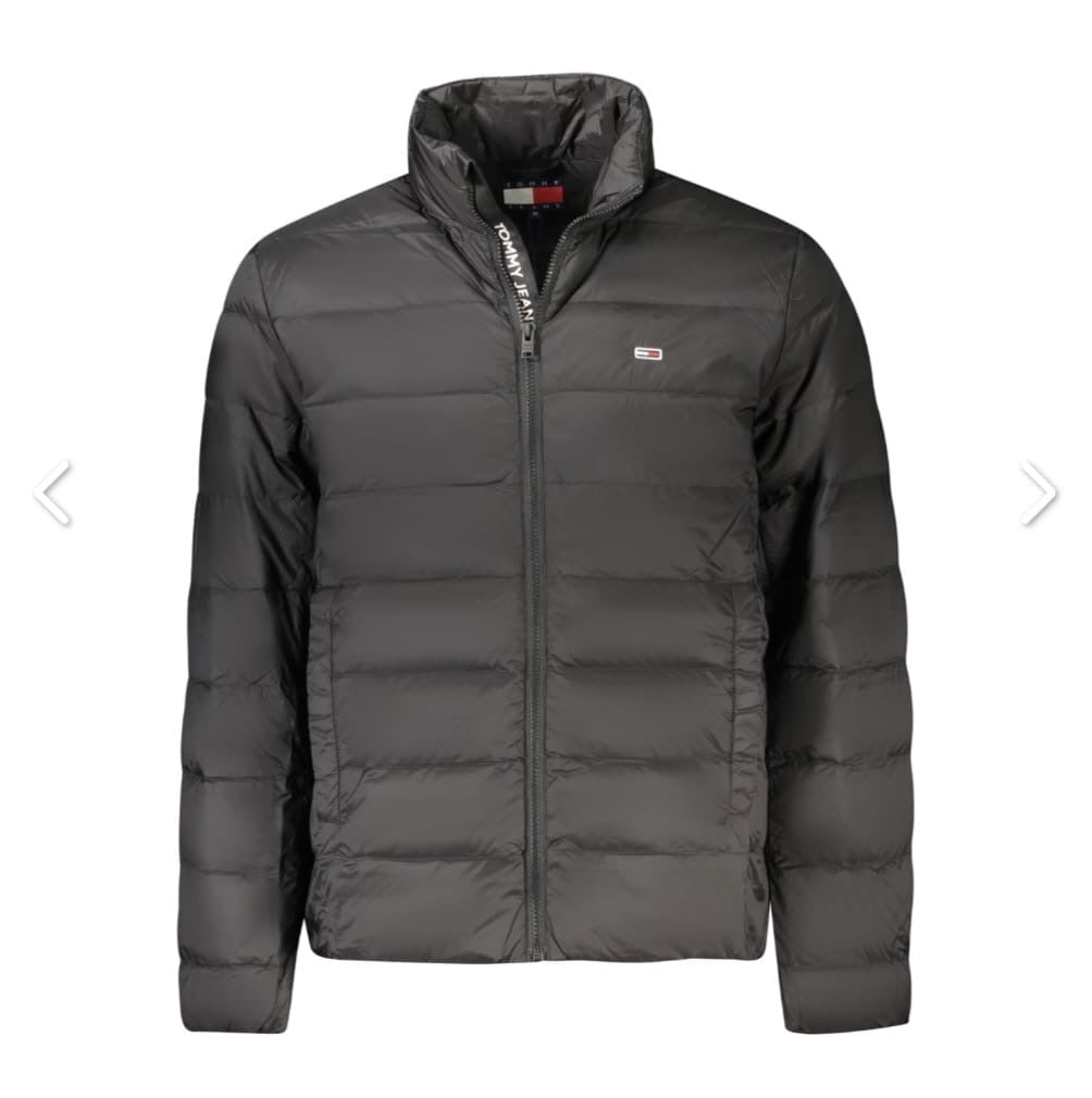 TOMMY HILFIGER                             Jacket - Piumino Uomo Nero Giacca Imbottita Primaverile Leggera