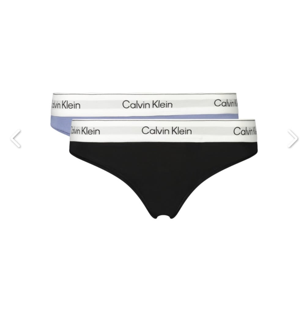 CALVIN KLEIN                                    Set 2 Perizoma Donna Cotone Elasticizzato Slip CK