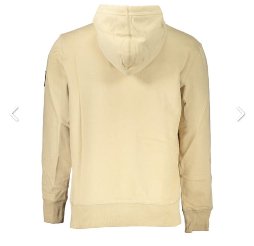 CALVIN KLEIN                                    Felpa con cappuccio uomo beige - Sweatshirt