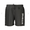 CALVIN KLEIN                                   Costume Uomo Nero Pantaloncino Mare Swimwear CK