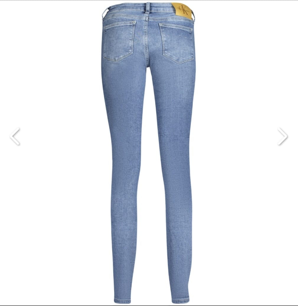 CALVIN KLEIN                                     Donna Skinny Blu Chiaro Denim Stretch