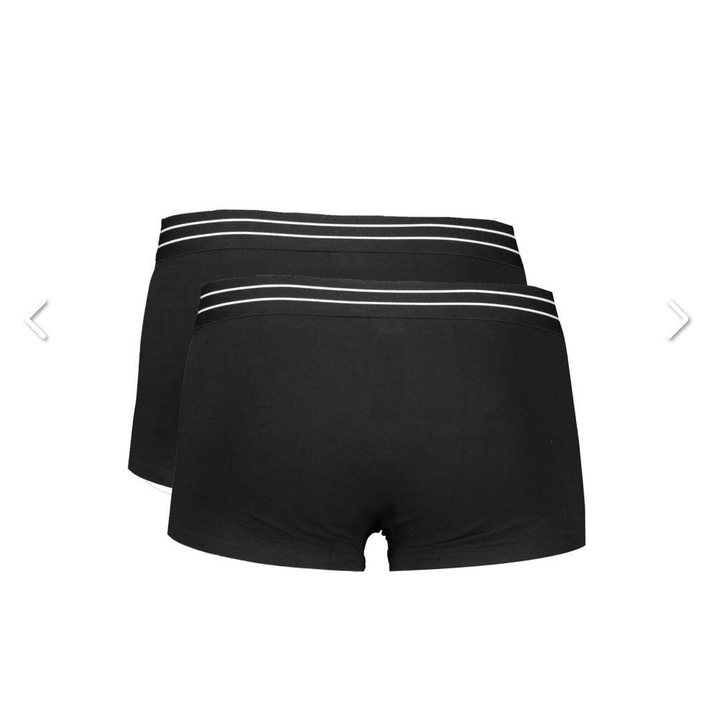CAVALLI CLASS                                  Underwear - Man Set 2 Boxer Slip Uomo Cotone Bianco/Nero