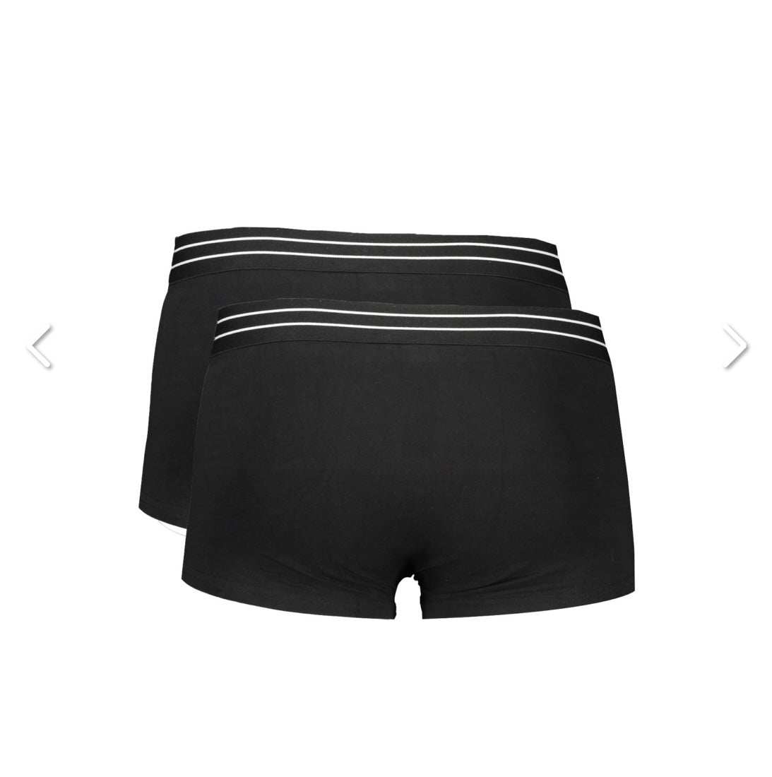 CAVALLI CLASS                                  Underwear - Man Set 2 Boxer Slip Uomo Cotone Bianco/Nero