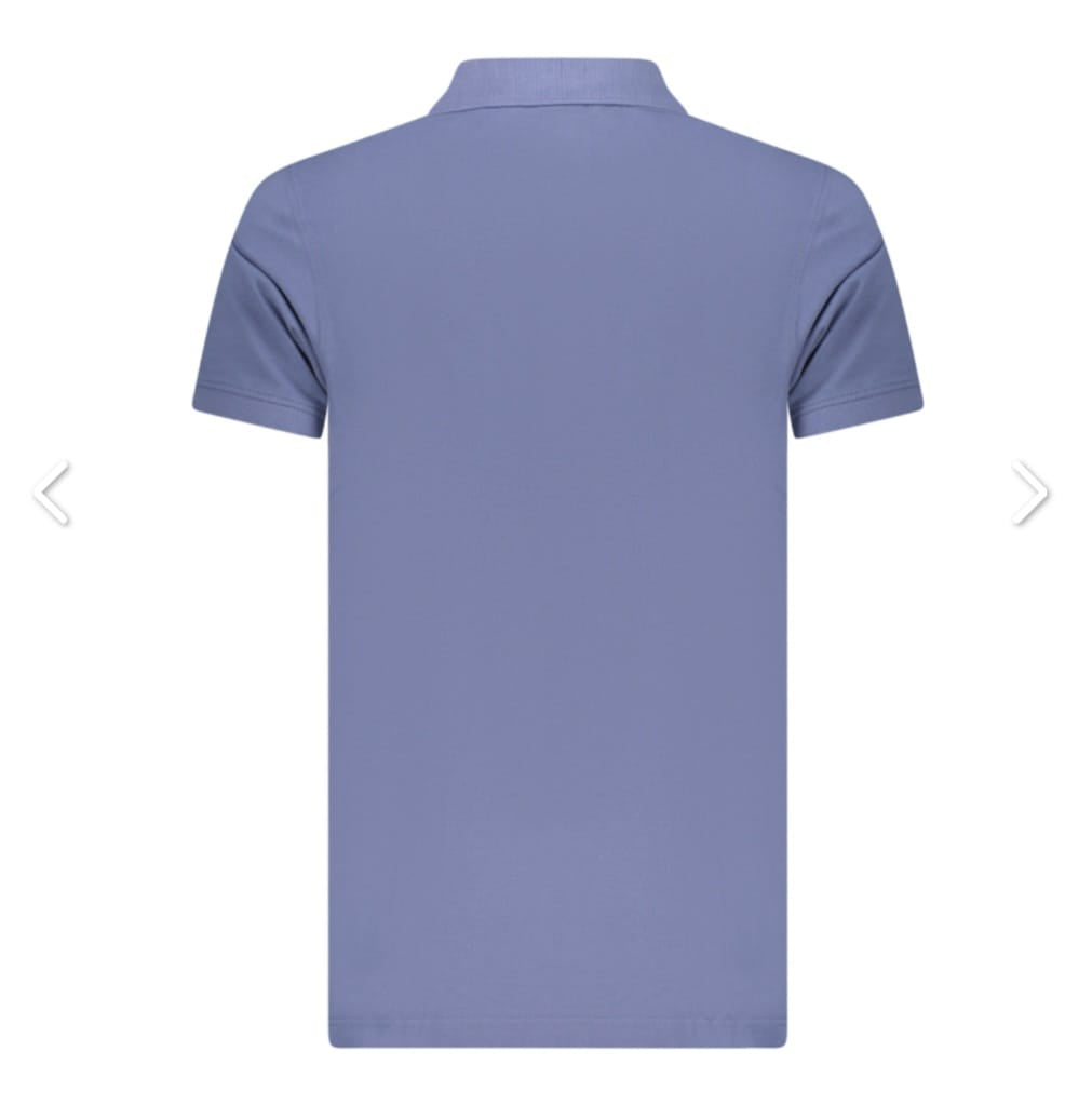 NORWAY 1963                                  Polo Uomo Manica Corta Cotone Regular Fit Blu/Beige