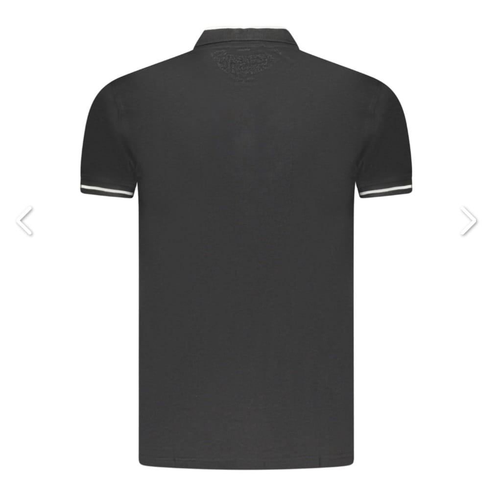 CAVALLI CLASS                                               Polo Regular Uomo Manica Corta Cotone Regular Fit Nera