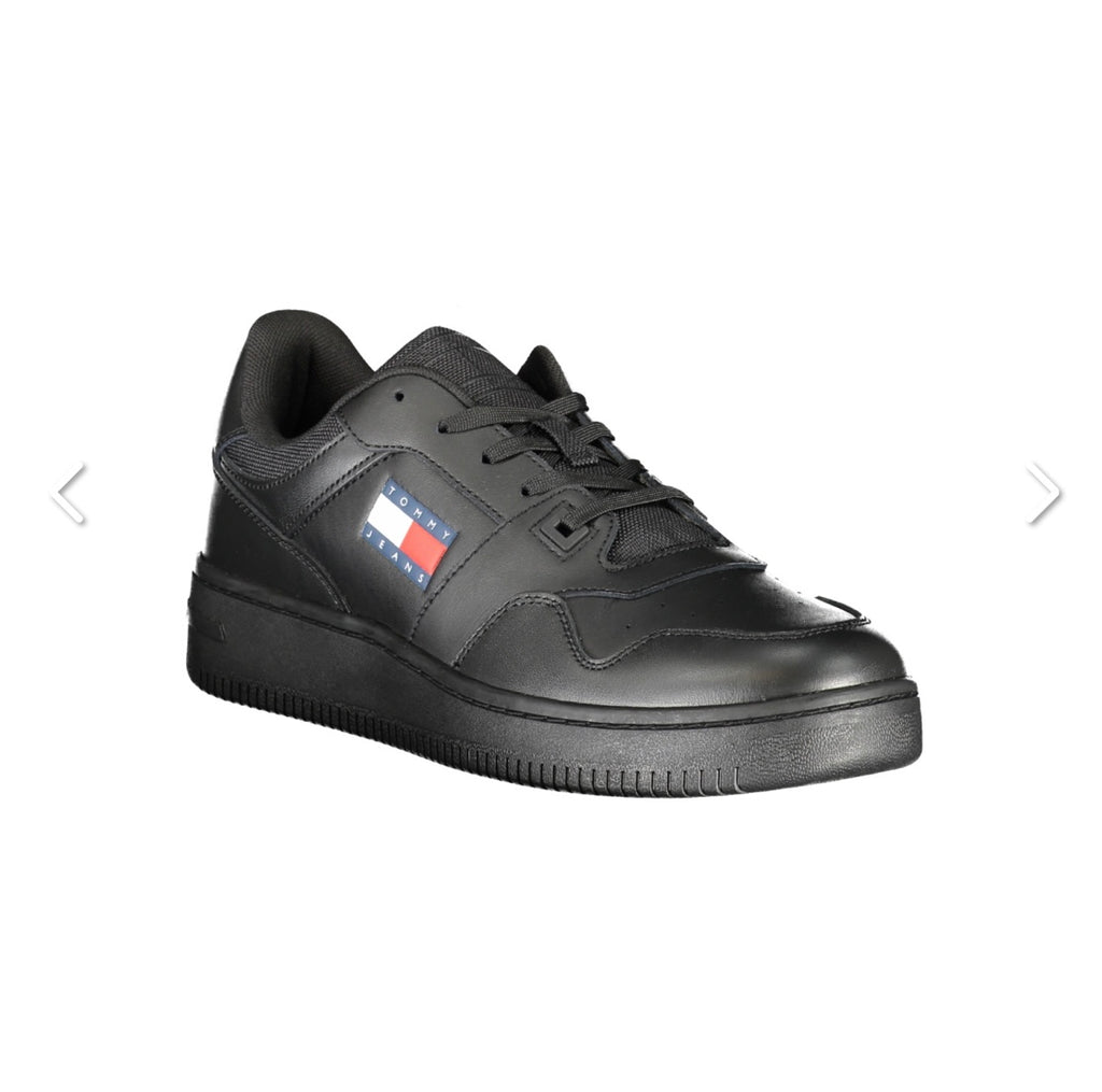 TOMMY JEANS – Retro Basket 
Sneakers Basse Uomo Bianco/Nero