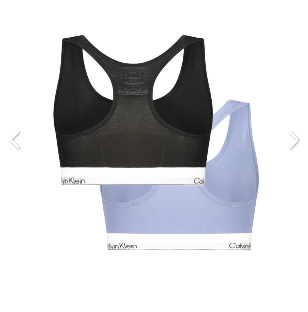 CALVIN KLEIN                                       Set 2 Bralette Donna Cotone Sportivo