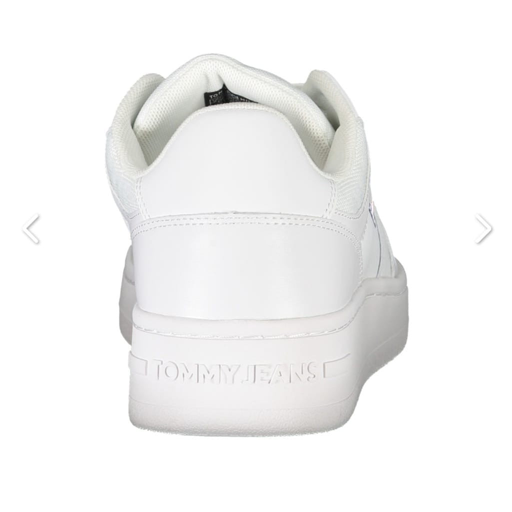 TOMMY JEANS – Retro Basket 
Sneakers Basse Uomo Bianco/Nero