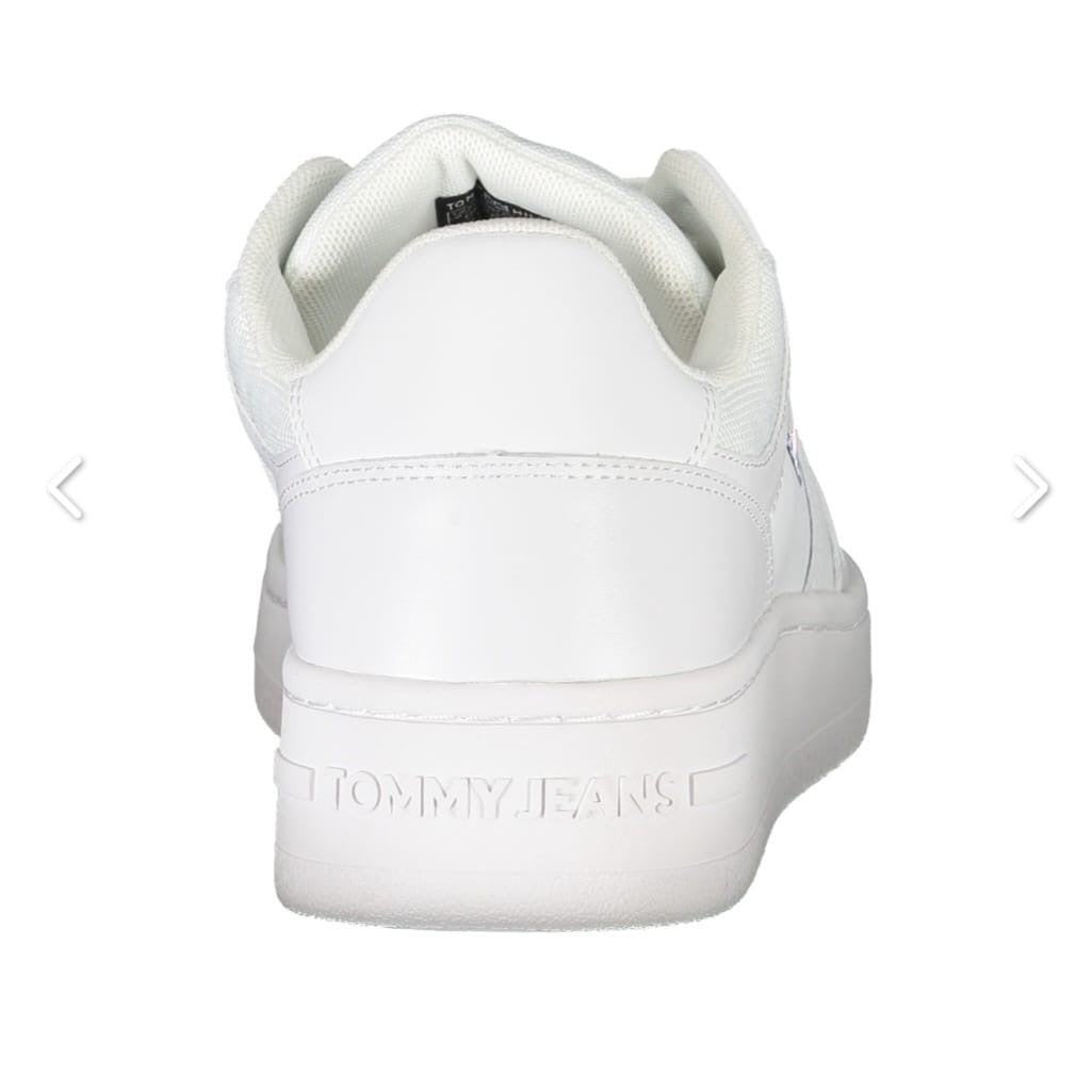 TOMMY JEANS – Retro Basket 
Sneakers Basse Uomo Bianco/Nero
