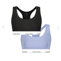 CALVIN KLEIN                                       Set 2 Bralette Donna Cotone Sportivo