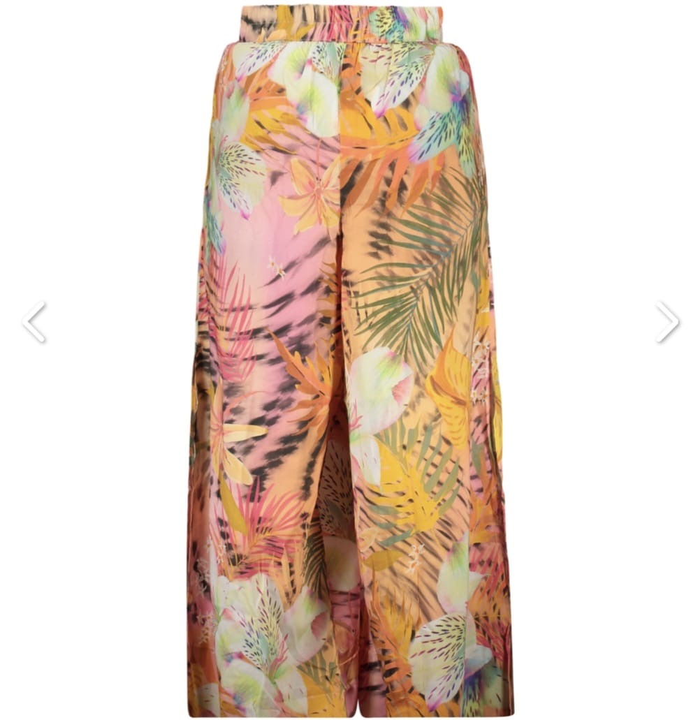 DESIGUAL                                          Pantaloni Donna Fantasia Tropicale Multicolore Estivi
