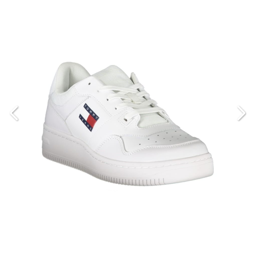 TOMMY JEANS – Retro Basket 
Sneakers Basse Uomo Bianco/Nero
