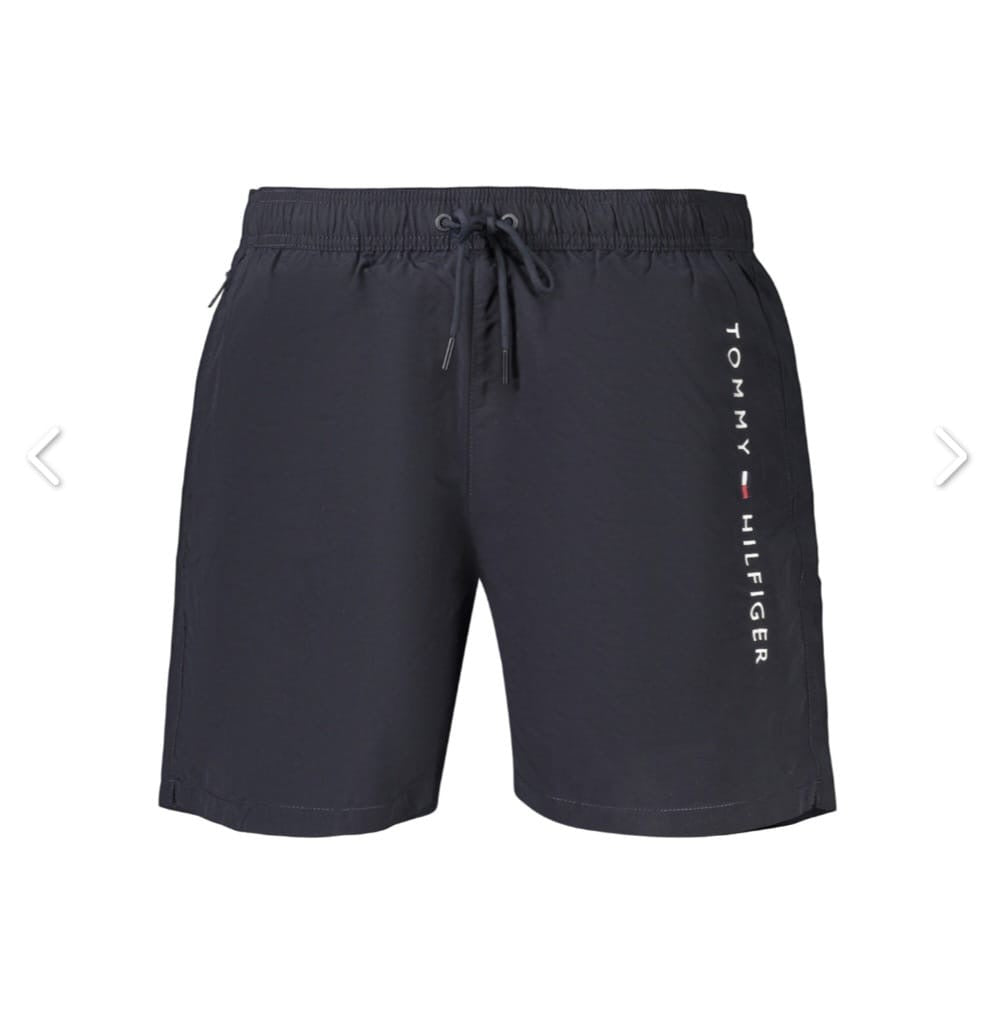 TOMMY HILFIGER                                  Swim Shorts - Costume Da Bagno Uomo Pantaloncini Mare Blu
