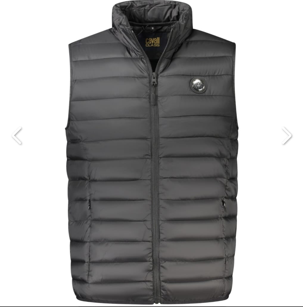 CAVALLI CLASS                                       Gilet Uomo Piumino Smanicato Leggero Nero